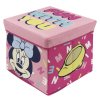 ulozny box s vrchnakom taburetka 2v1 minnie mouse wd14424