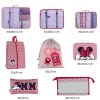 sada cestovnych organizerov minnie mouse 8 dielna ruzova wd16708