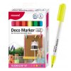 sada akrylovych popisovacov monami deco marker 460 fluorescent set 6ks 2mm