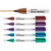 sada akrylovych popisovacov monami deco marker 460 metal set 6ks 2mm