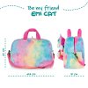 detska sportova taska s plysakom perletti toys kawaii unicorn cat 13091