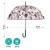 damsky priehladny dazdnik s motivom listov perletti 61cm 26390