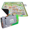 detska piknikova deka perletti travel autickova draha 150x150cm 13151