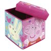 ulozny box s vrchnakom taburetka 2v1 peppa pig pp14451
