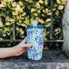 quokka mist nerezovy termo pohar violet blooms 720ml 40165