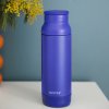 quokka pulse smartgrip nerezova termo flasa dusk blue 700ml 40294