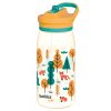 quokka kids glow plastova flasa so slamkou forest 580ml 40283