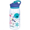 quokka kids glow plastova flasa so slamkou space 580ml 40282