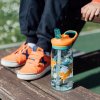 quokka kids glow plastova flasa so slamkou tigers 580ml 40281