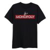 TRIČKO MONOPOLY - dospělé vel. em 014 černé (Velikost M)
