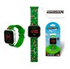 LED HODINKY MINECRAFT Eur 4129 zelené (Velikost uni)