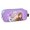 DVOUKOMOROVÝ POUZDROVÝ PENÁL FROZEN Cer 0582 fialový (Velikost uni)