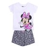 KOMPLET TRIČKO A KRAŤASY MINNIE Cer 8880 bílo - šedý (Velikost 2)