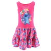 ŠATY LILO A STITCH SC ye 10075 malinové (Velikost 98)