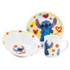3 - DÍLNÁ KERAMICKÁ SOUPRAVA LILO A STITCH Stor 88165 ceramic snack set (Velikost uni)