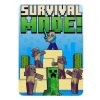 FLÍSOVÁ DEKA MINECRAFT ML mnc24-4353 survival mode (Velikost uni)