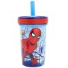 BEZPEČNÝ KELÍMEK S BRČKEM SPIDERMAN stor 74787 modrý (Velikost uni)