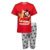 PYŽAMO MICKEY Erve 39029 short červeno - šedé (Velikost 92)