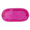 Průhledný obdélníkový penál Pukka Pad, růžový