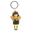 Klíčenka Santoro London - Bee-Loved (Just Bee-Cause), 6.5 x 3 x 2.5cm