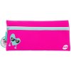 Neoprenový penál/kosmetická taška, 32 cm, růžový