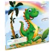 Designový pákový pořadač A4 7cm karton motiv - Dinosaurus