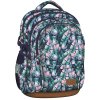 Studentský batoh St.RIGHT - BLUE LEAVES, 4 komorový, BP01, rozměry: 43 x 32 x 21 cm