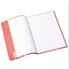 obal na sešity/knihy formát A5, silný, červený průhledný