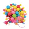 Barevné korálky 6,8,12 mm, balení 72 ks