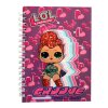 Spirálový zápisník čtverečkovaný A6 LOL Surprise, mix motivů