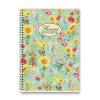 Kroužkový blok PIGNA Nature Flowers - A5, linkovaný, 60 listů, mix motivů