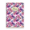 Kroužkový blok PIGNA Nature Flowers - A5, linkovaný, 60 listů, mix motivů