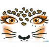 Face Art Samolepky motiv Leopard, Obsah 1 list