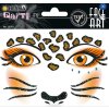 Face Art Samolepky motiv Leopard, Obsah 1 list