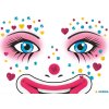 Face Art Samolepky motiv Klaun Annie, Obsah 1 list