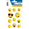 Samolepky šťastný obličej. Obsah 3 list /33 samolepek