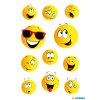 Samolepky šťastný obličej. Obsah 3 list /33 samolepek