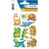 Samolepky dinosauři. Obsah 3 listy / 27 samolepek