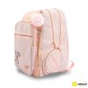 Školní batoh anatomický SMASH růžový s odznaky, rozměry 48 x 40 x 18 cm