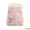 Školní batoh anatomický SMASH růžový s odznaky, rozměry 48 x 40 x 18 cm
