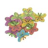 Ozdobné knoflíky motýli 27x20 mm, 12 ks