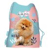 Sáček na přezůvky/batůžek My Little Friend - pes, rozměry: 43 x 32 cm