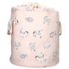Úložná taška Kidzroom růžová, potisk jednorožec + kočka