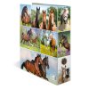 Designový pákový pořadač A4 7cm karton motiv Animals- koňská louka