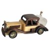 Dřevěný Oldtimer s láhví 350 ml - světle hnědý