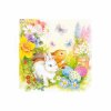 Ubrousek (PAP FSC Mix) 3vrstvý Velikonoce (zajíčci), 33 x 33 cm [20 ks]