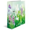 Designový pákový pořadač A4 7cm karton motiv - Divoké kvítí
