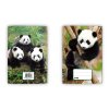 sešit 540, A5, 40 listů, bez linek, motiv panda