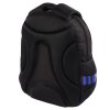 Studentský batoh St.RIGHT 17-Black&Blue BP6, 4 komorový, 26l, rozměry: 42 x 31 x 23 cm
