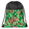 Sáček na přezůvky a cvičební úbor St.RIGHT - Pixel Cubes, rozměry 34 x 43 cm